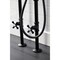Kingston Brass CCK226K0 Freestanding Clawfoot Tub Faucet Package with Supply Line, Matte Black CCK226K0 - alternate 2